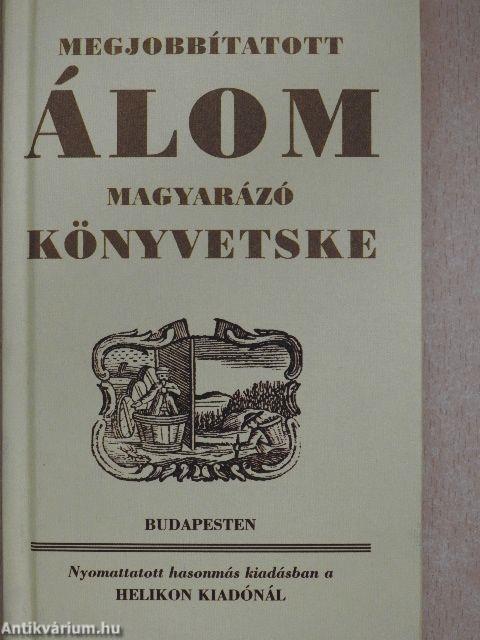 Megjobbítatott álom magyarázó könyvetske