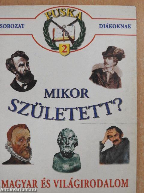 Mikor született?