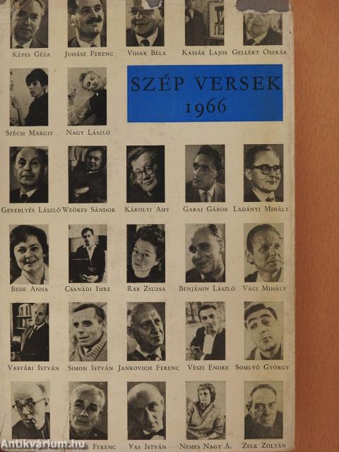 Szép versek 1966 (kétszeresen dedikált példány)