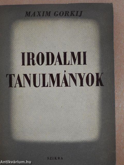 Irodalmi tanulmányok