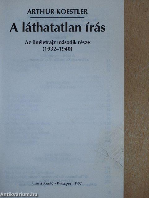 A láthatatlan írás