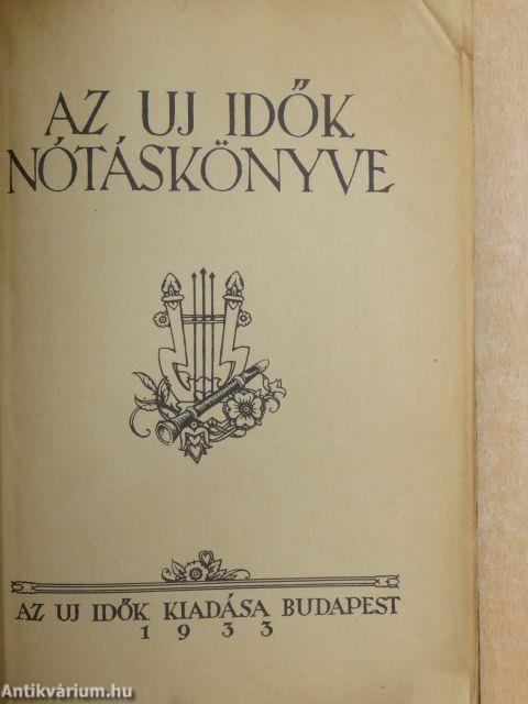 Az Uj Idők Nótáskönyve