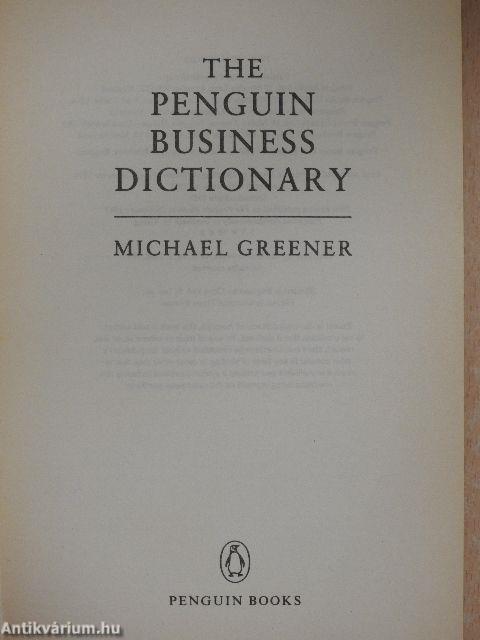 The Penguin Business Dictionary