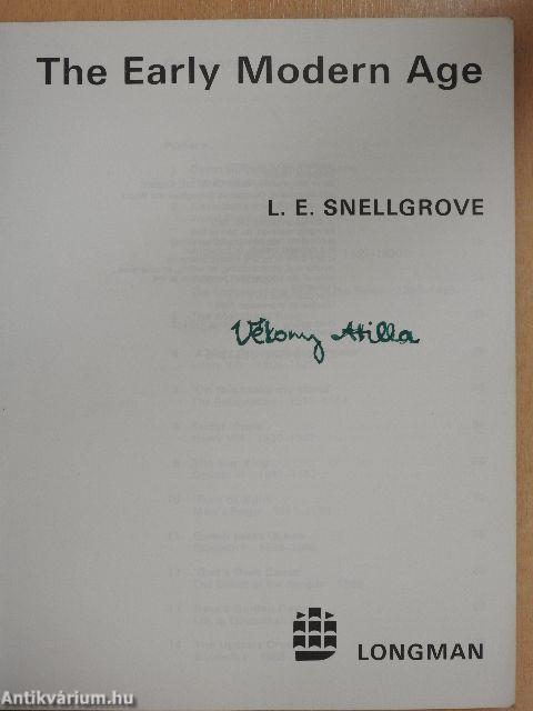 The Early Modern Age