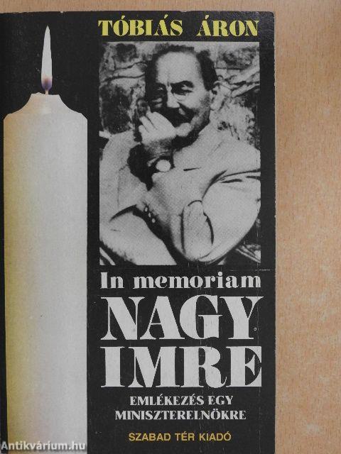 In memoriam Nagy Imre