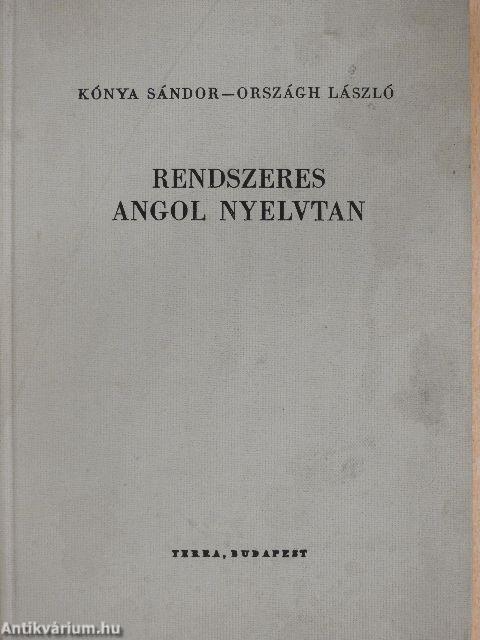 Rendszeres angol nyelvtan