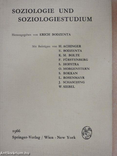 Soziologie und Soziologiestudium