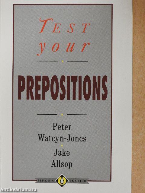 Test Your Prepositions