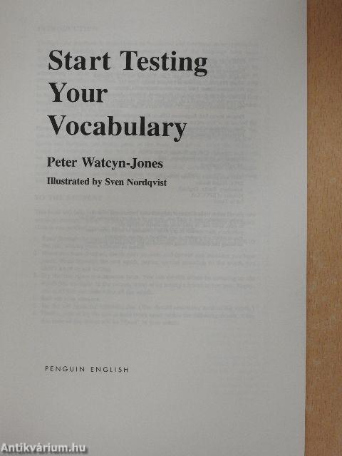 Start Testing Your Vocabulary