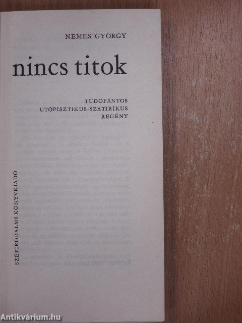 Nincs titok