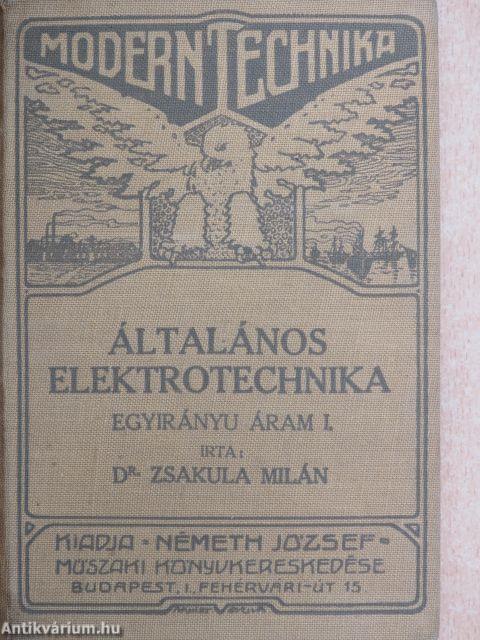 Általános elektrotechnika I/1.