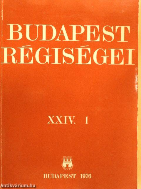 Budapest régiségei XXIV/1.