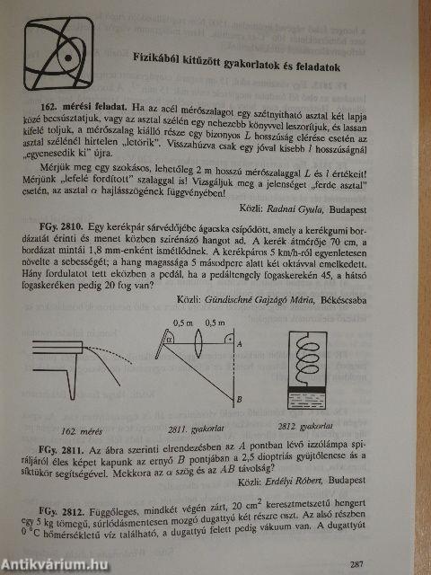 Középiskolai matematikai és fizikai lapok 1994. május