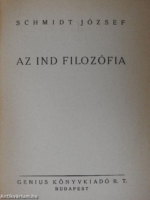 Az ind filozófia