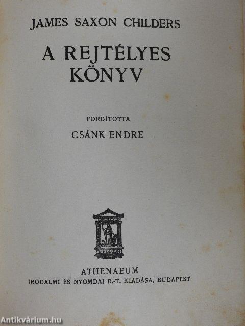 A rejtélyes könyv