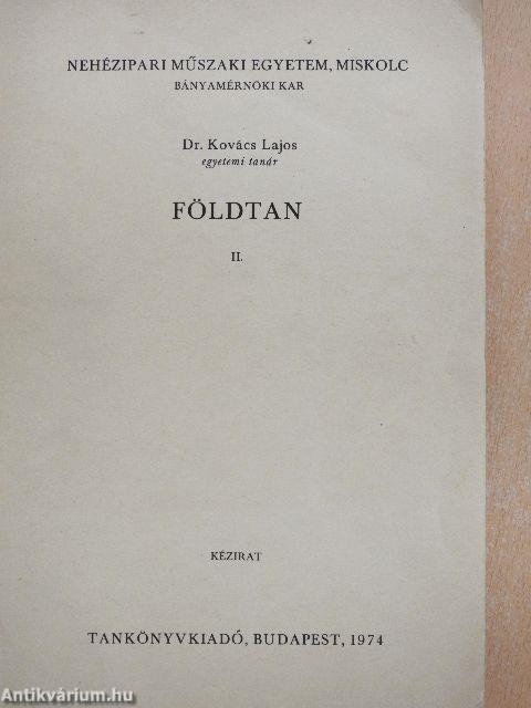 Földtan II.