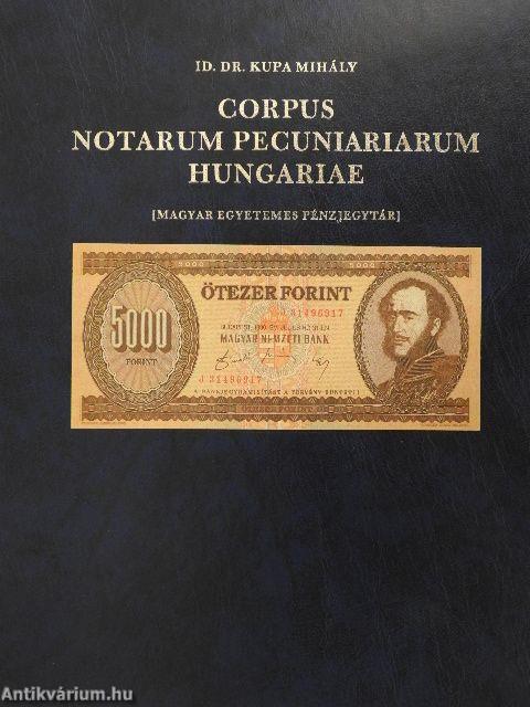 Corpus Notarum Pecuniariarum Hungariae I-II.