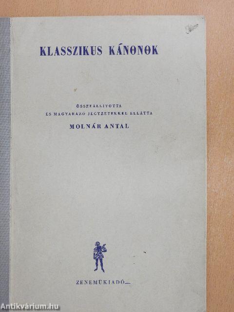 Klasszikus kánonok