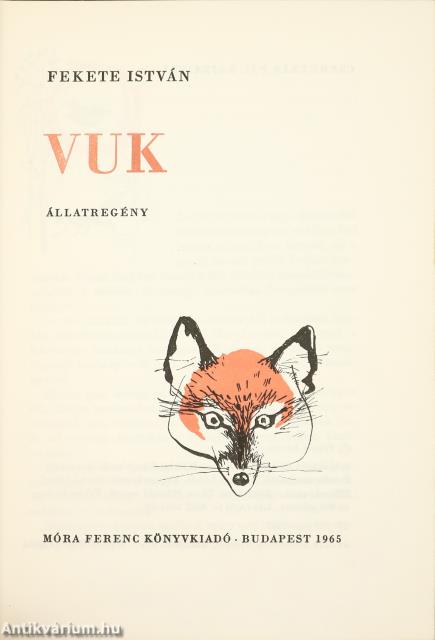 Vuk (dedikált példány)