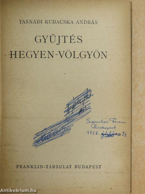 Gyűjtés hegyen-völgyön