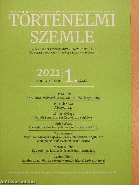 Történelmi Szemle 2021/1-4.