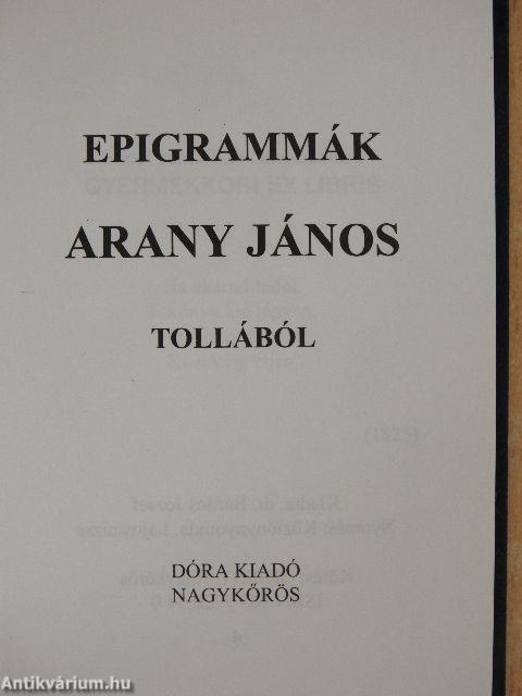 Epigrammák Arany János tollából