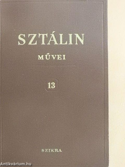 I. V. Sztálin művei 13.