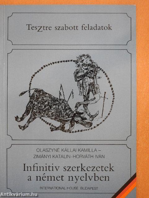 Infinitiv szerkezetek a német nyelvben