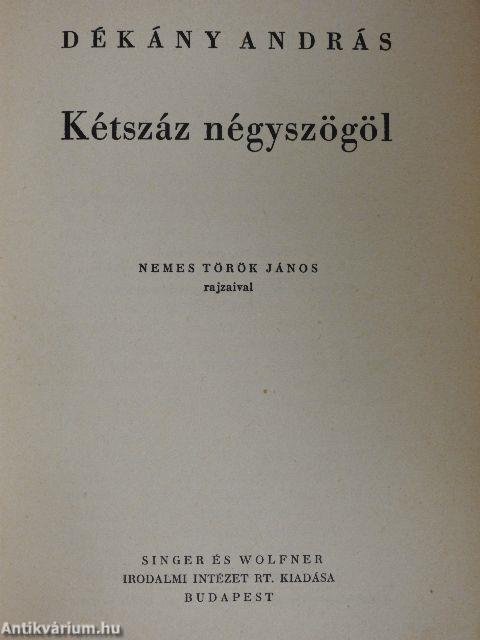 Kétszáz négyszögöl