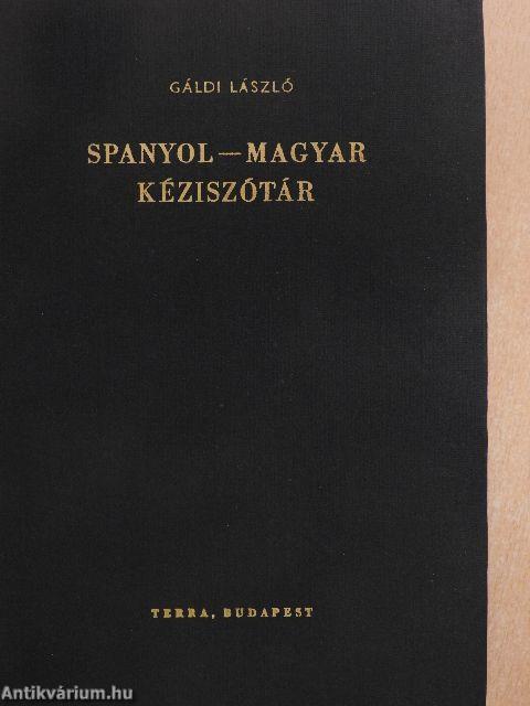 Spanyol-magyar kéziszótár