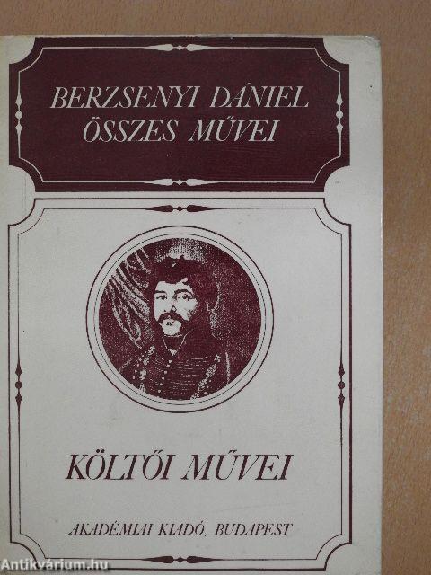 Berzsenyi Dániel költői művei