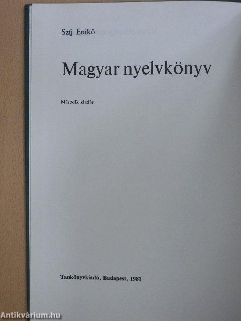 Magyar nyelvkönyv