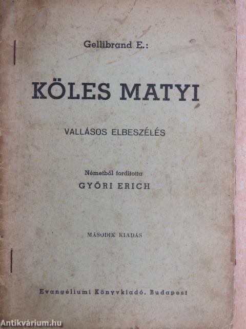 Köles Matyi