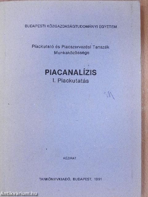 Piacanalízis I.