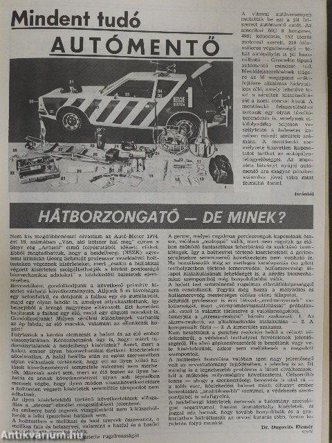 Autó-Motor 1977. (nem teljes évfolyam)/Különszám 