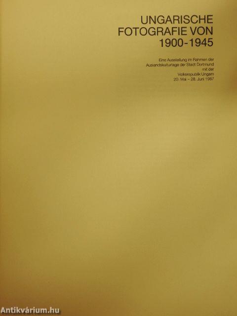 Ungarische fotografie von 1900-1945
