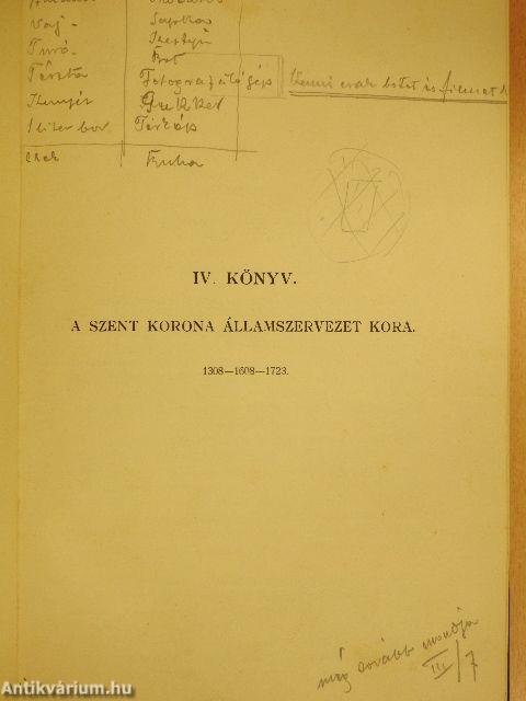 Magyar Alkotmány- és Jogtörténet III. (töredék)