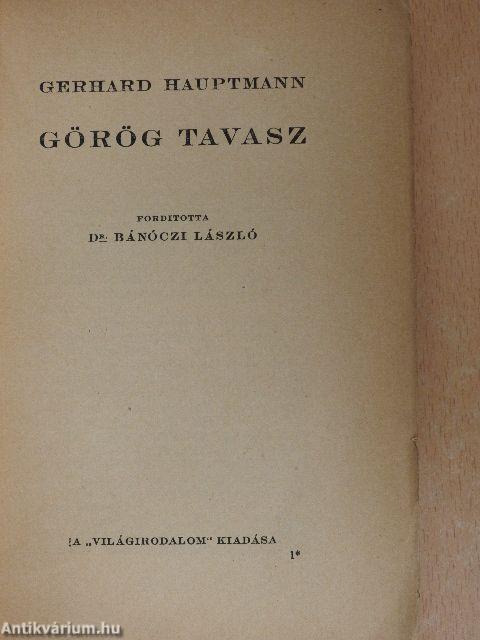 Görög tavasz