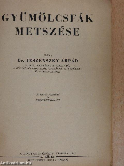 Gyümölcsfák metszése