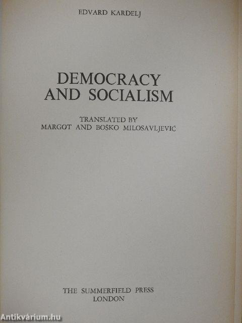 Democracy and Socialism