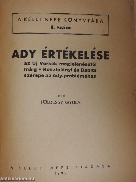 Ady értékelése