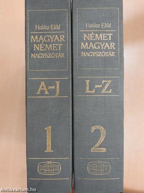 Magyar-német nagyszótár 1-2.