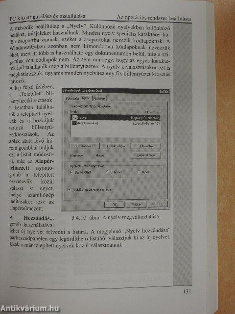 PC-k konfigurálása és installálása - A szoftver