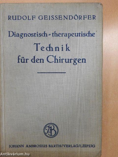 Diagnostisch-therapeutische Technik für den Chirurgen