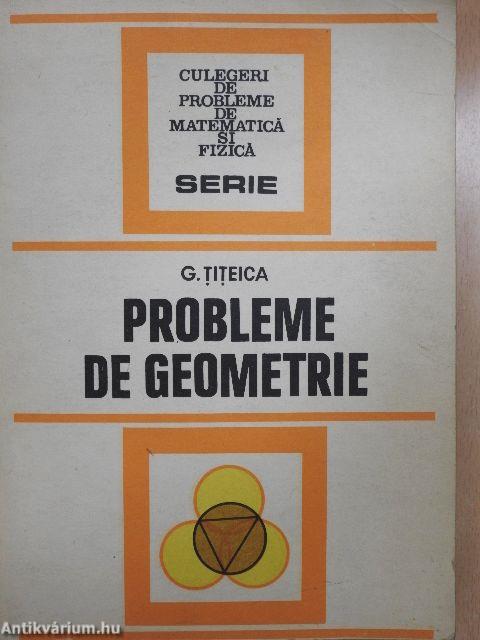 Probleme de Geometrie