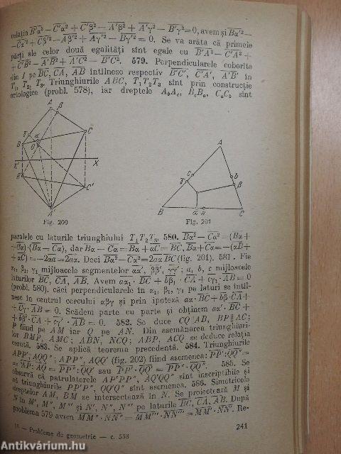 Probleme de Geometrie