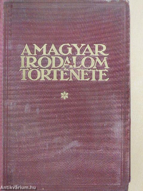 A magyar irodalom története 1900-ig