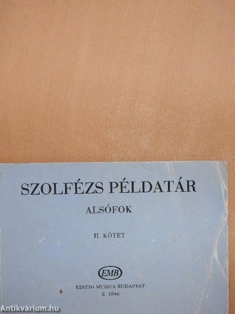 Szolfézs példatár - Alsófok II.