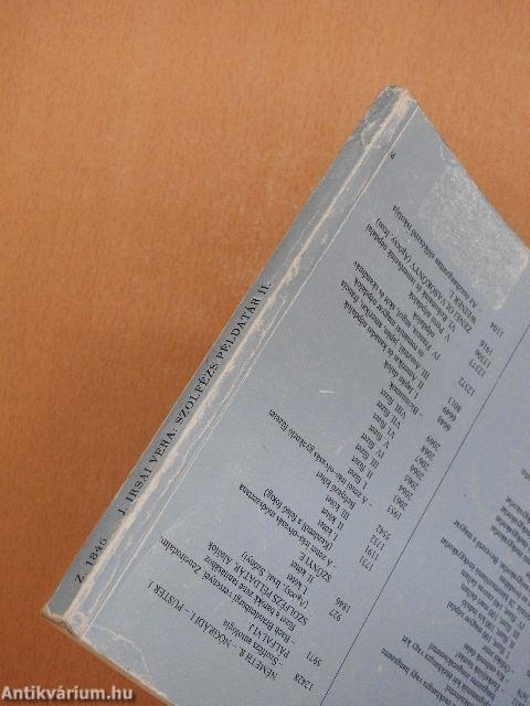 Szolfézs példatár - Alsófok II.