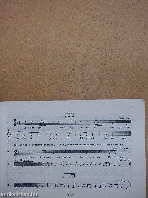 Szolfézs példatár - Alsófok II.